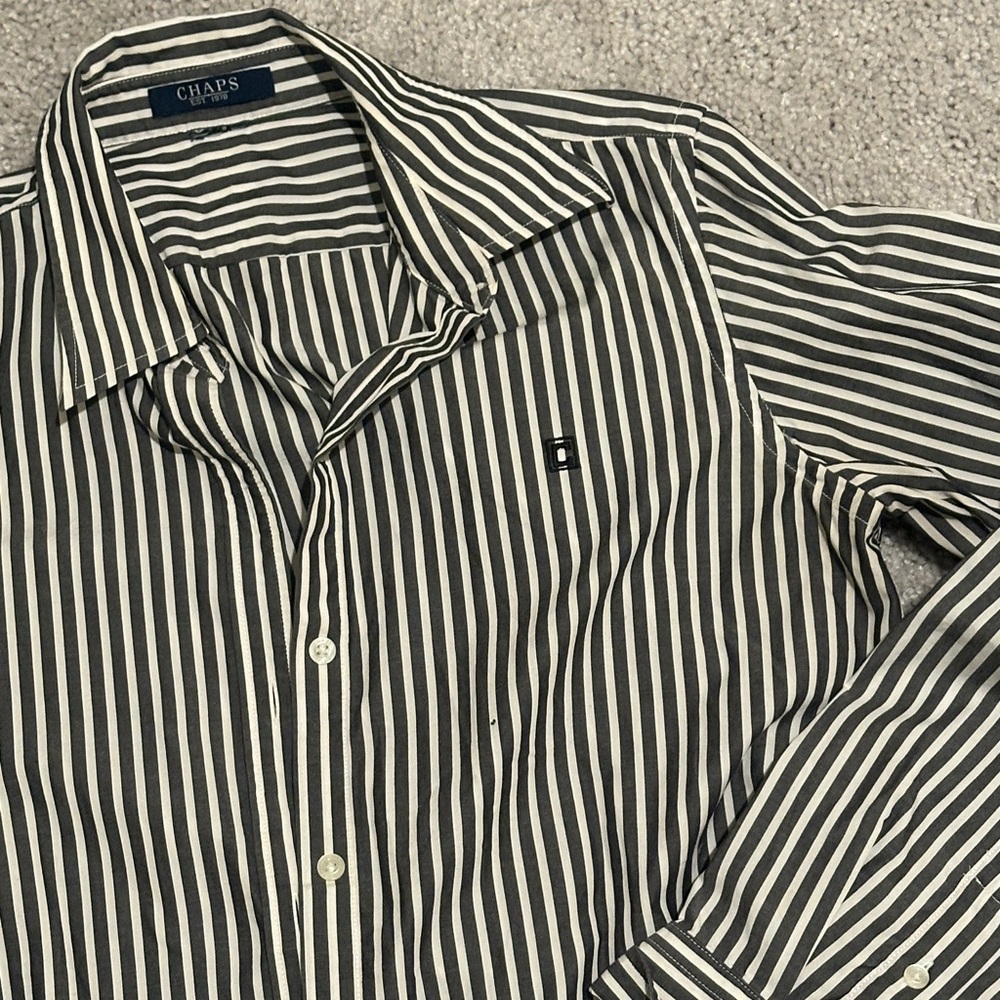 Chaps Size Small Button Down - image 2